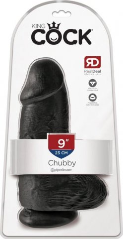    King Cock Chubby - Black,  7,    King Cock Chubby - Black